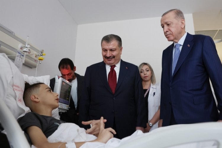 Cumhurbaşkanı Erdoğan, Gazze'den Getirilen Hastalara Ziyaret Gerçekleştirdi