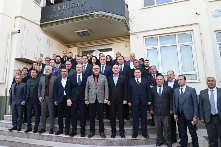 Başkan Ergün'ün Akhisar Ziyareti, Büyük İlgi Gördü