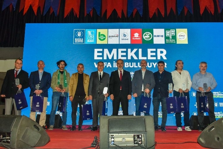 Bursa Büyükşehir Belediyesi'nde Personel İçin Unutulmaz Vefa Gecesi düzenlendi