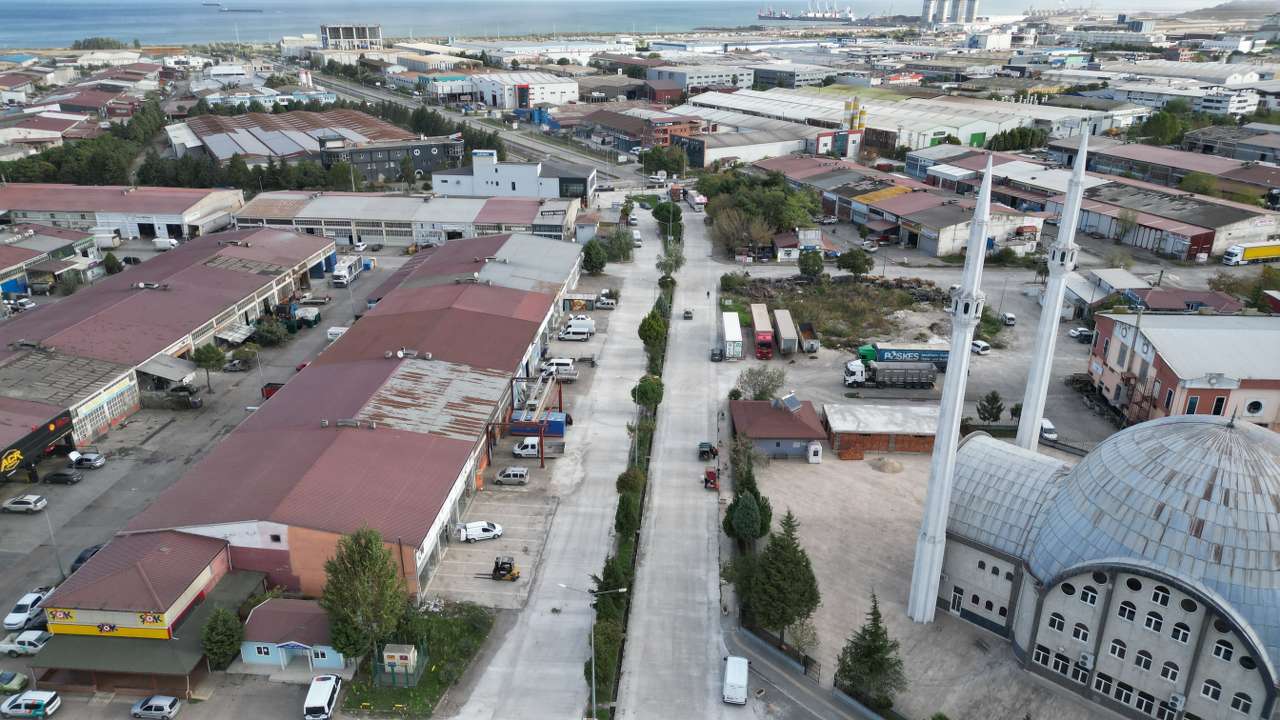 Samsun'da Organize Sanayi Bölgeleri’nin ulaşım altyapısı güçlendi