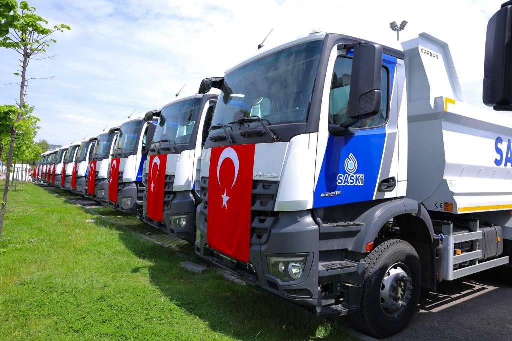 SASKİ’NİN ARAÇ FİLOSUNA GÜÇLÜ TAKVİYE