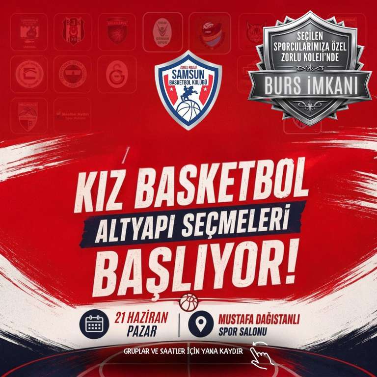 SÜPER LİG’İN PERİLERİ GELECEĞİN YILDIZLARINI ARIYOR! ZK SAMSUN BASKETBOL'DAN TARİHİ ÇAĞRI