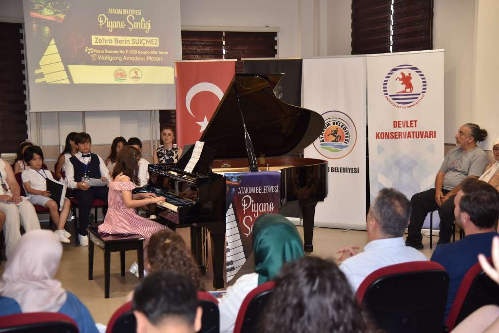 Atakum Belediyesi Piyano Şenliği, geleceğin yıldızlarını ağırladı