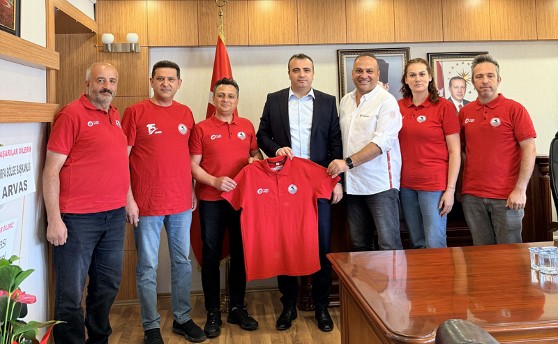 16. Samsun Vezirköprü Yarışı Öncesinde Kaymakam Bayram Yıldız’a Ziyaret