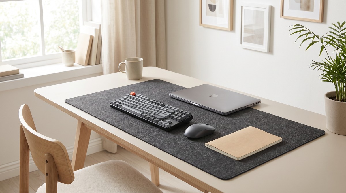 Evden Çalışanların Masasında Büyük Desk Mat Dönemi Başladı