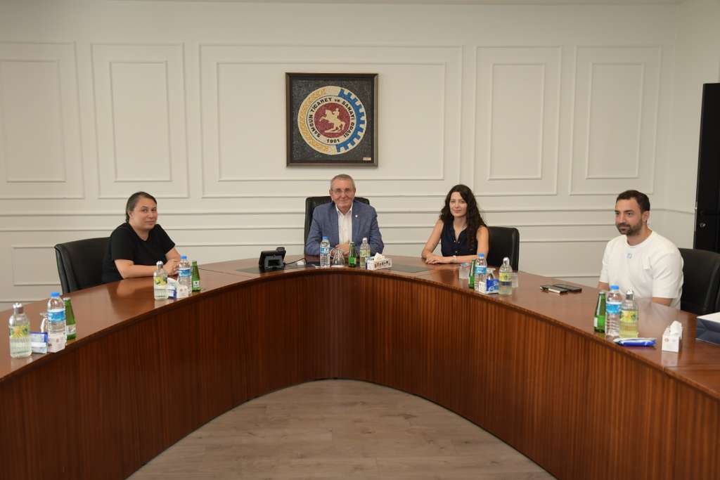 Murzioğlu, Çevre Teknolojisinde Zirveye Çıkan Eldemir’i makamında Kabul Etti