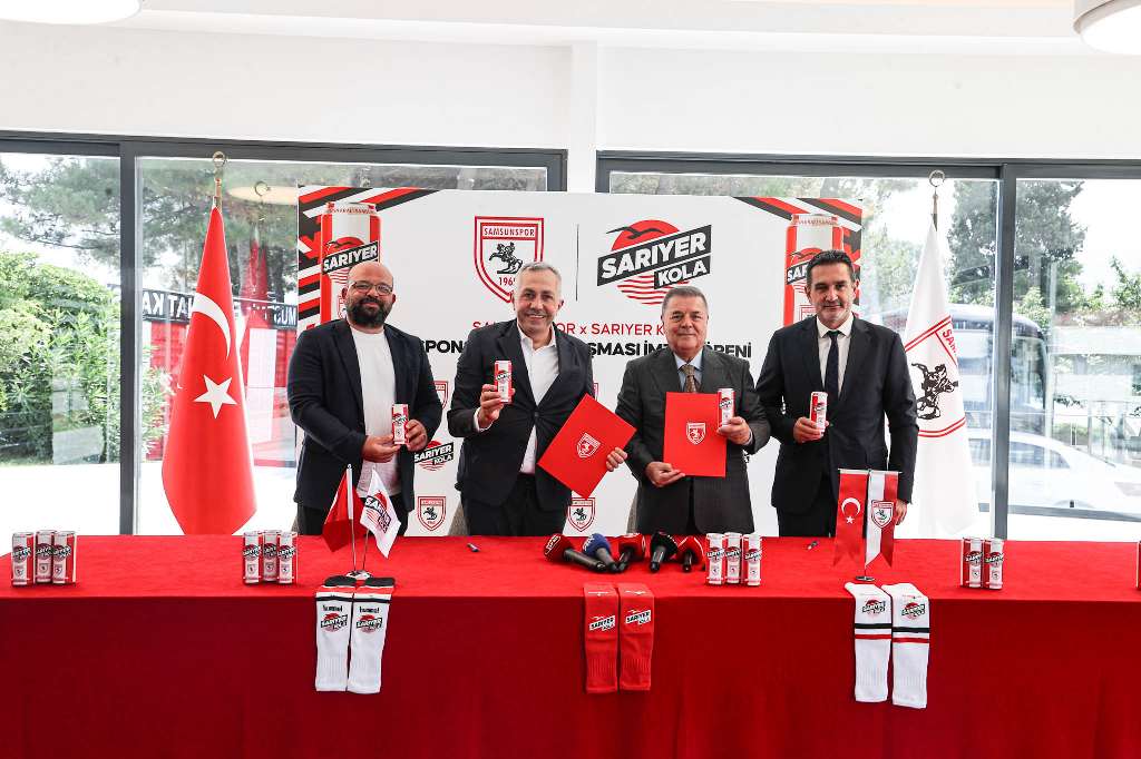 Samsunspor ile Sarıyer Kola arasında sponsorluk anlaşması