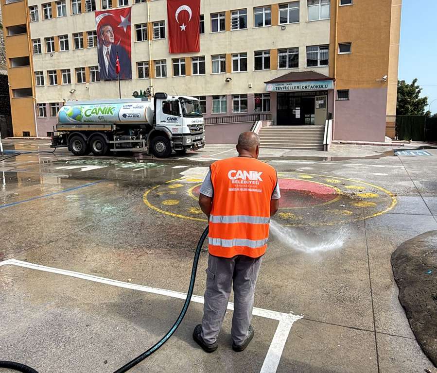 Canik'te Okullar Yeni Eğitim Yılına Hazırlanıyor