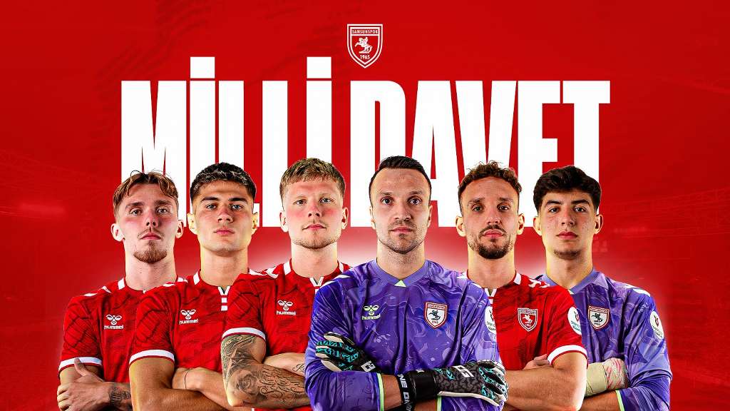 Samsunspor’da 6 Futbolcuya Milli Davet