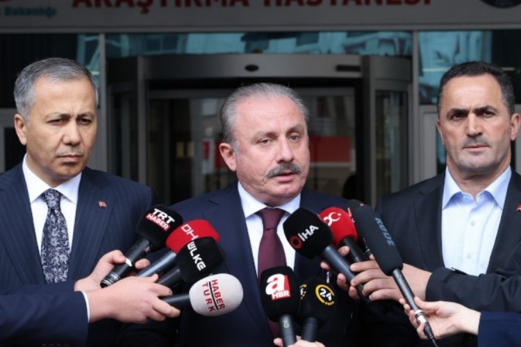 TBMM Başkanı Mustafa Şentop saldırıda yaralananları ziyaret etti