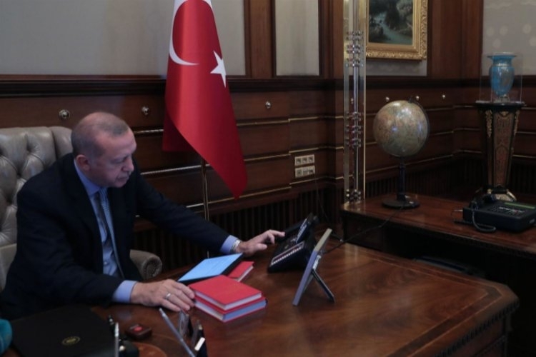 Cumhurbaşkanı Erdoğan Netenyahu ile görüşme Gerçekleştirdi