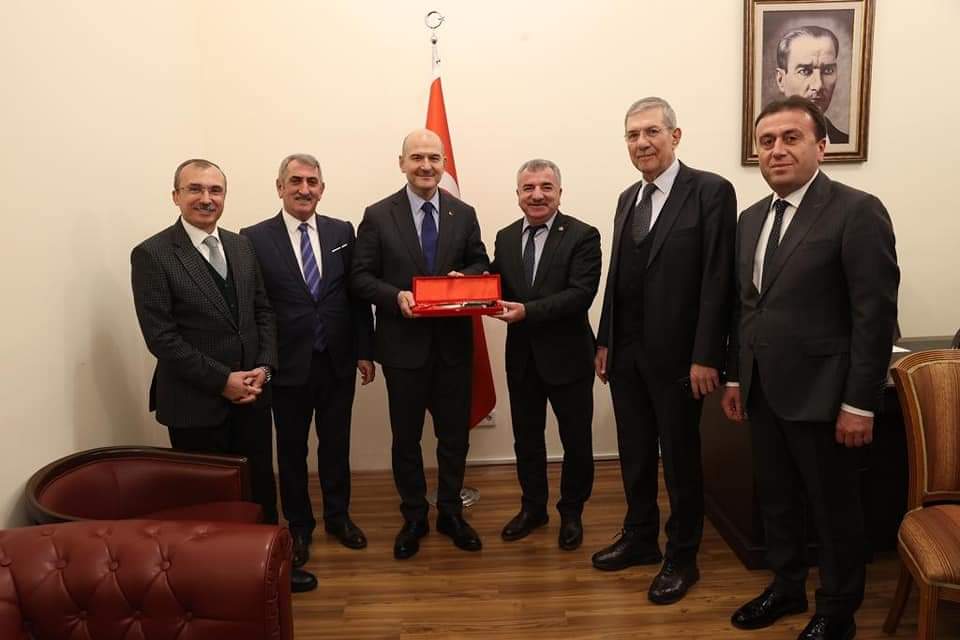 Özdemir’den İçişleri Bakanı Soylu’ya ziyaret