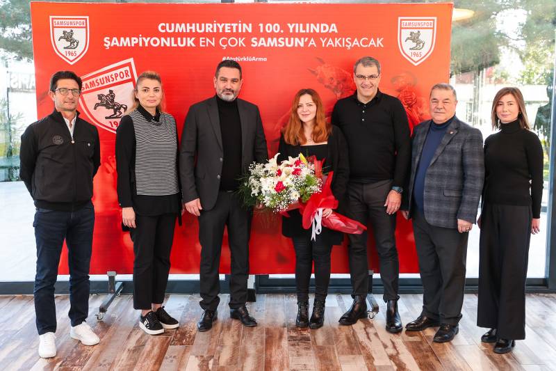 Toulouse FC Başkanı Damien Comolli Samsunspor'u ziyaret etti