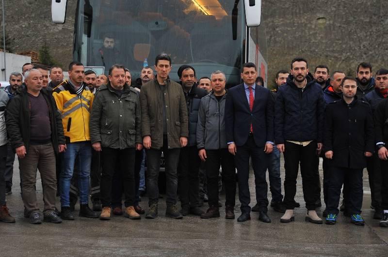 Samsun Büyükşehir Belediyesi’nden afet bölgesinde görev değişimi