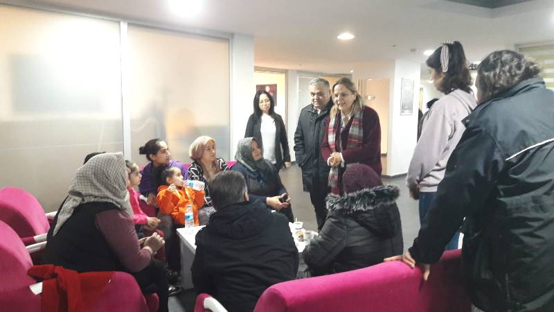 CHP’den, Samsun’da misafir edilen depremzedelere dayanışma ziyareti