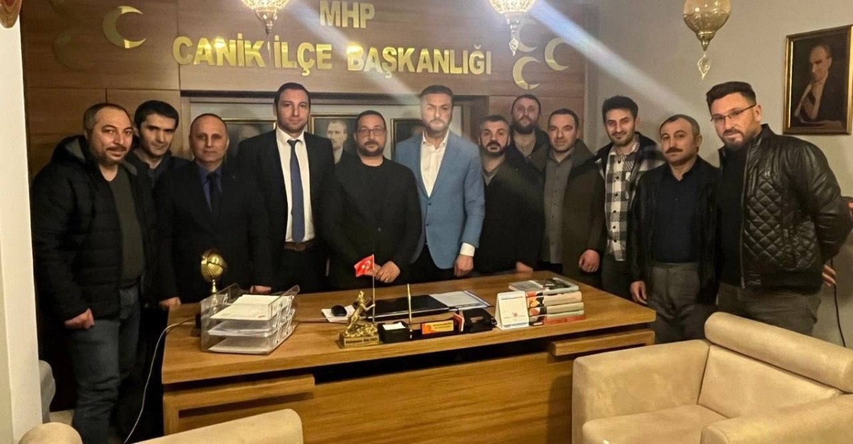 Staj Mağdurları’ndan MHP Canik İlçe Başkanı Baltacı’ya ziyaret