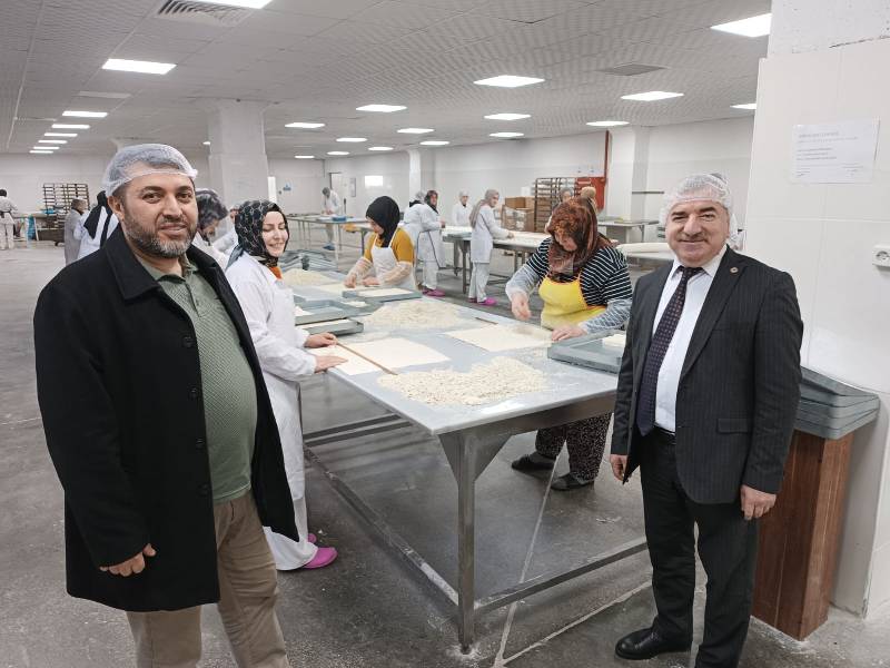 Başkan Özdemir’den Havza OSB’de üretime başlayan yatırımcıya ziyaret