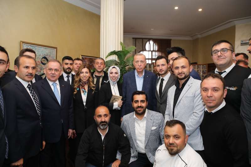 Cumhurbaşkanı Erdoğan, Samsun Büyükşehir Belediyesi’ni ziyaret etti