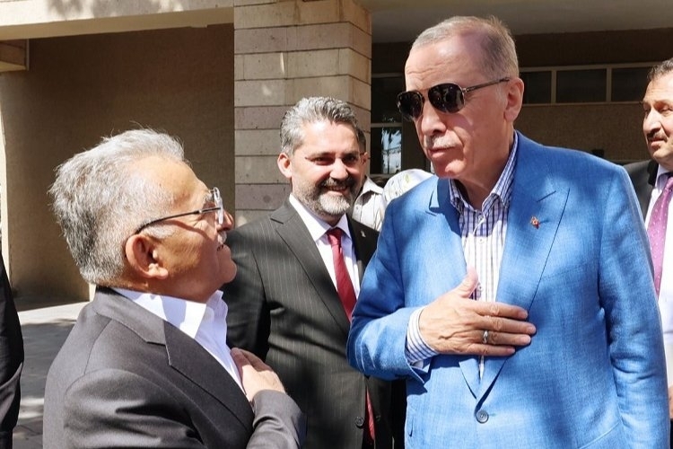 Kayseri'de Cumhurbaşkanı Erdoğan izdihamı
