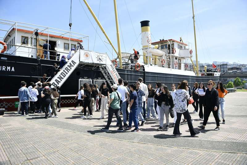 Samsun'da Bandırma Müze Gemisi’ni her yıl binlerce kişi ziyaret ediyor