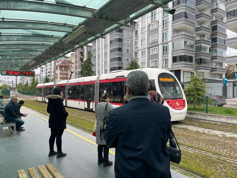 Samsun'da Tramvaylar 4 ayda 7 milyon 350 bin yolcu taşıdı