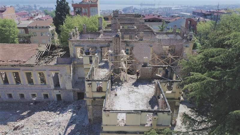 Samsun'da Osmanlı dönemine ait hastaneye restorasyon başladı! Yaşam alanı olacak
