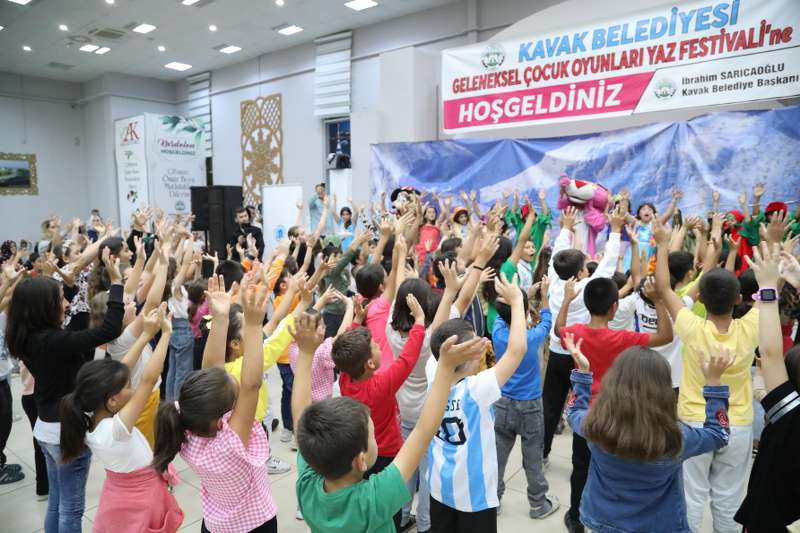 Kavak’ta cıvıl cıvıl çocuk festivali düzenlendi