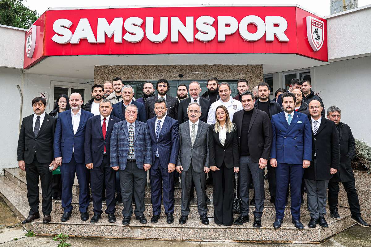 Ak Parti Samsun Büyükşehir Adayı Halit Doğan Samsunspor'u ziyaret etti